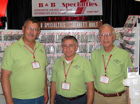 pictured at Toledo are Tom Fields, Dick Bennett, and Denny Lamont